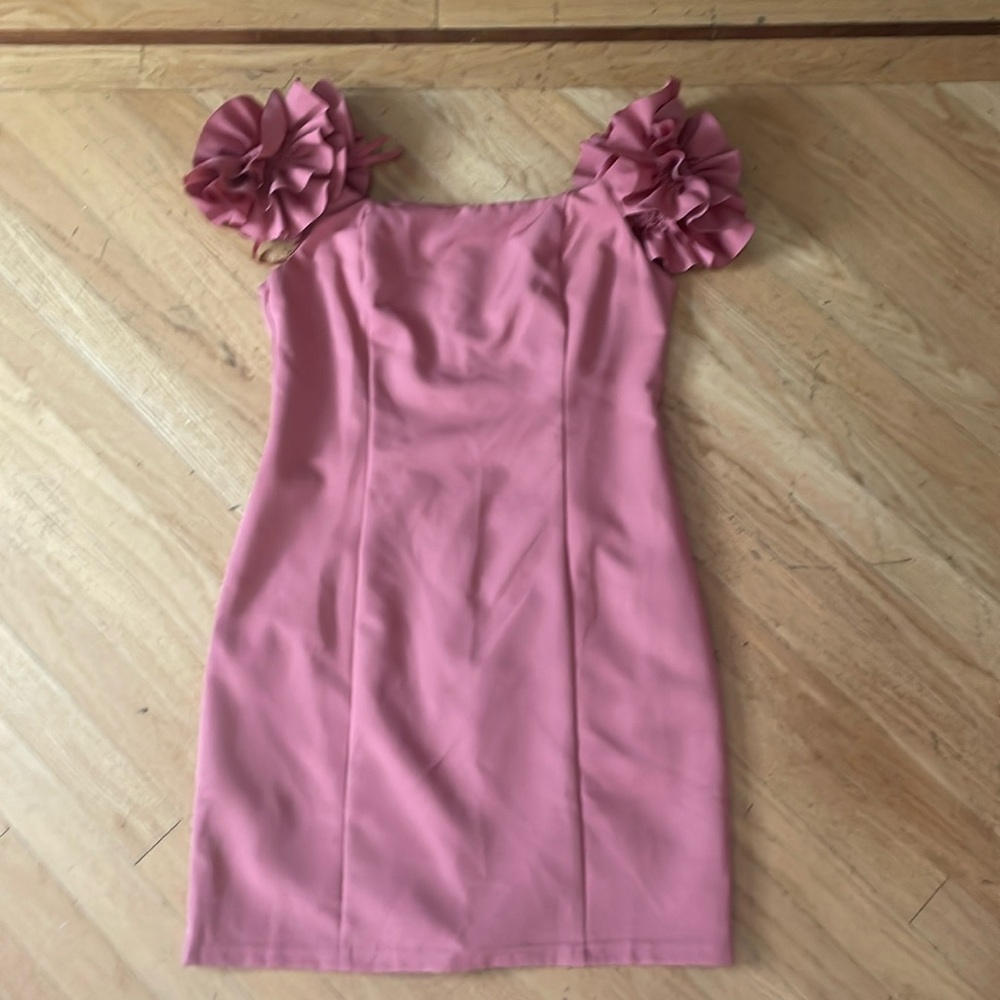 She + Sky Ruffle Circle Dress